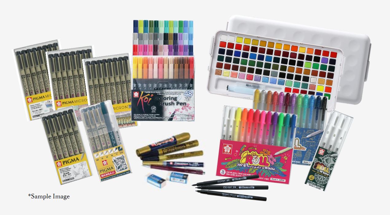 Winners will get special sets of Sakura products!